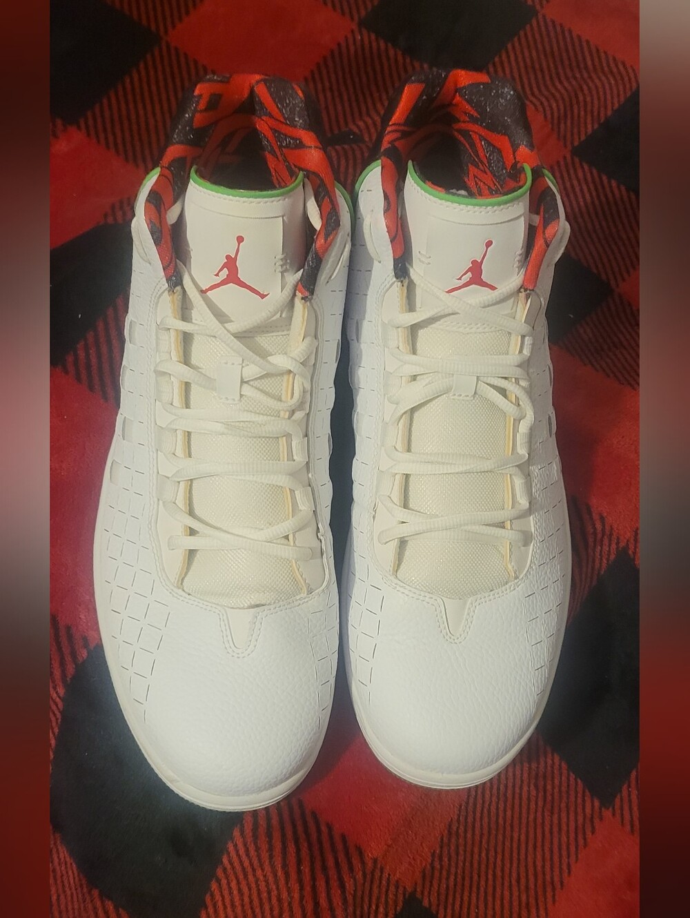 Jordan Illusion Premium 'White Green Pulse' sneakers